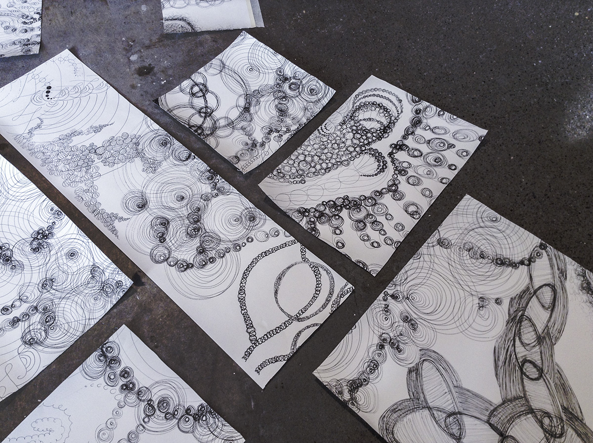 Participatory Drawing Abrams Claghorn Gallery, Albany, CA, 2016